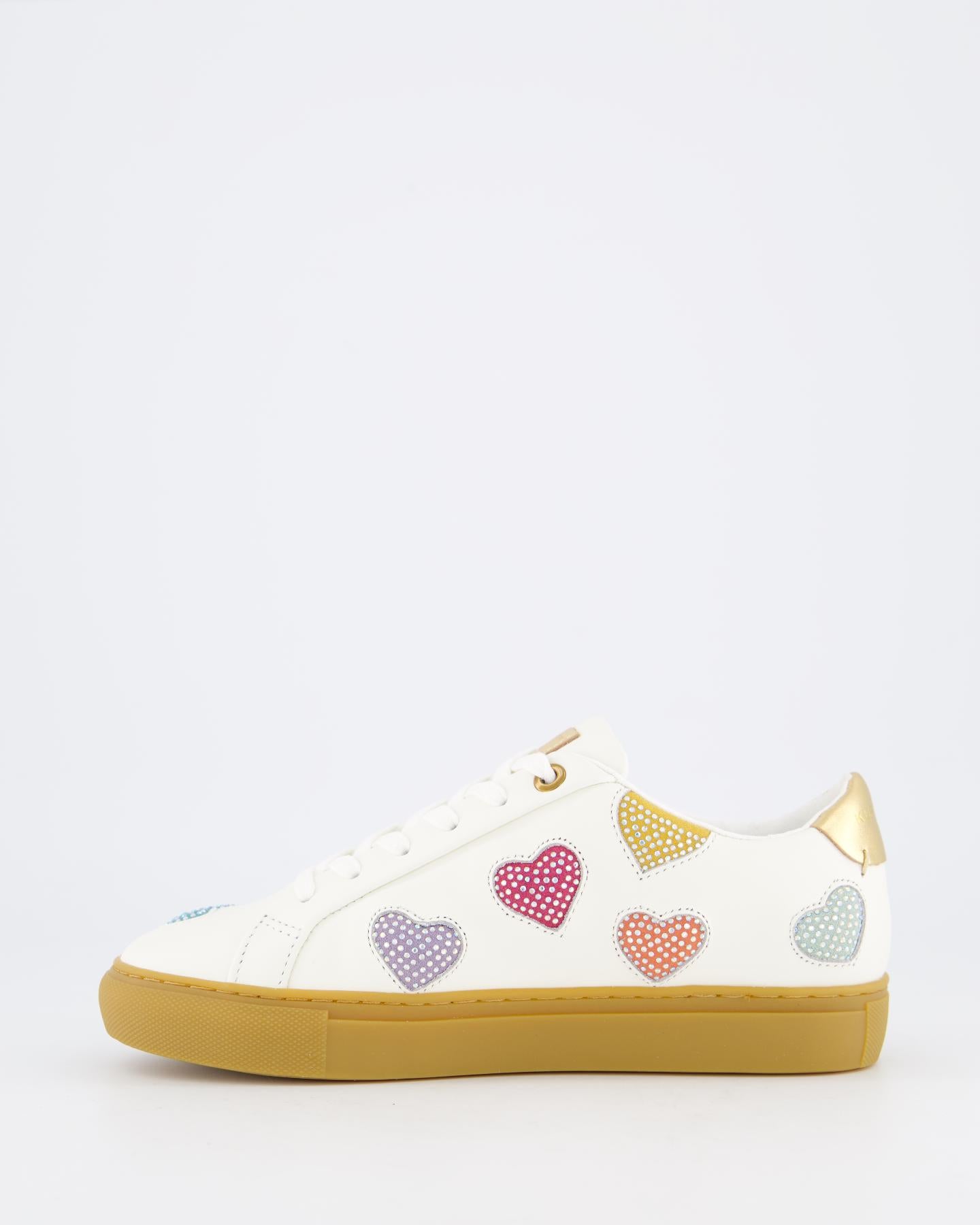 Dames Lane Love Sneaker Wit