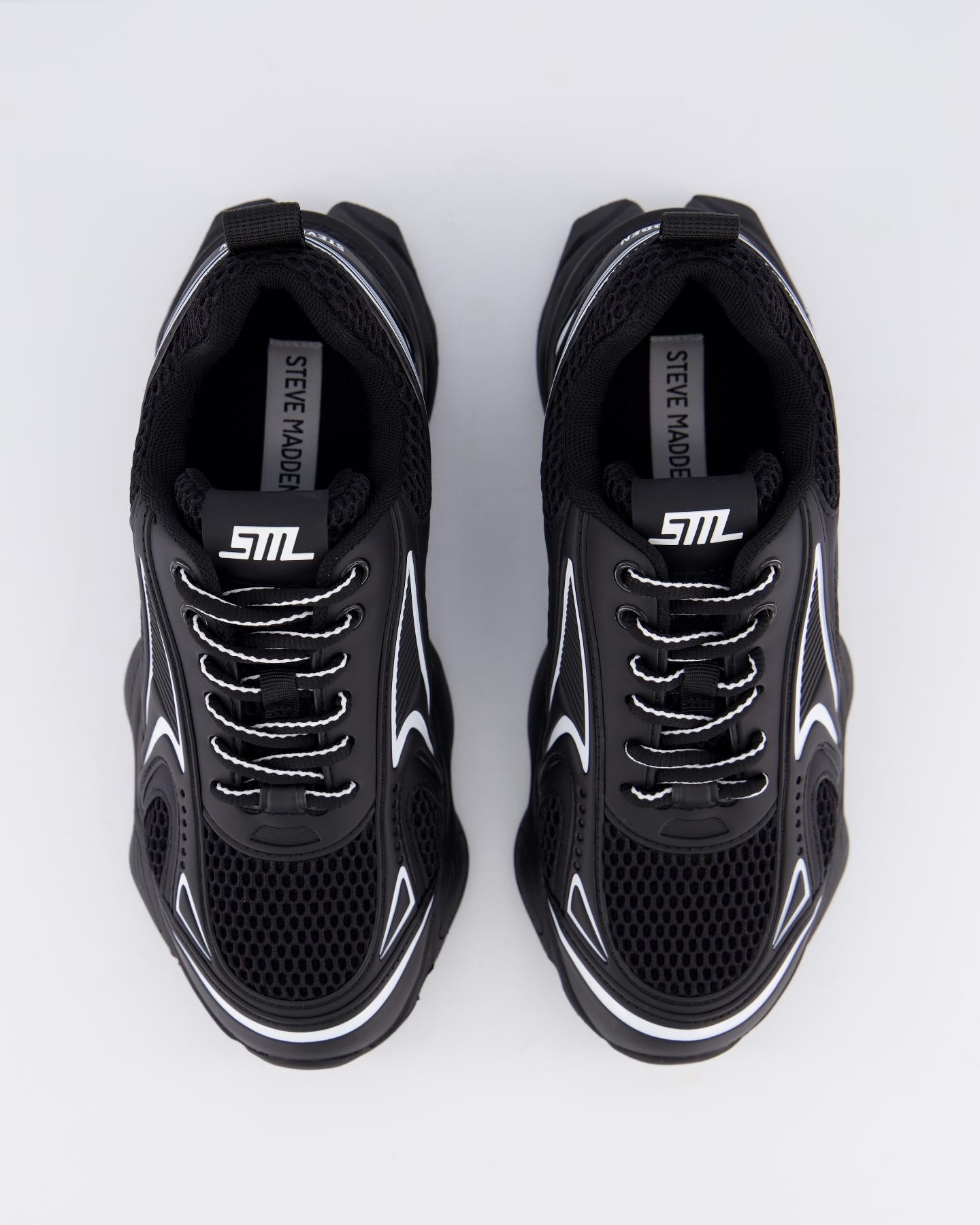 Steve Madden Dames Speedster-E Sneaker Zwart