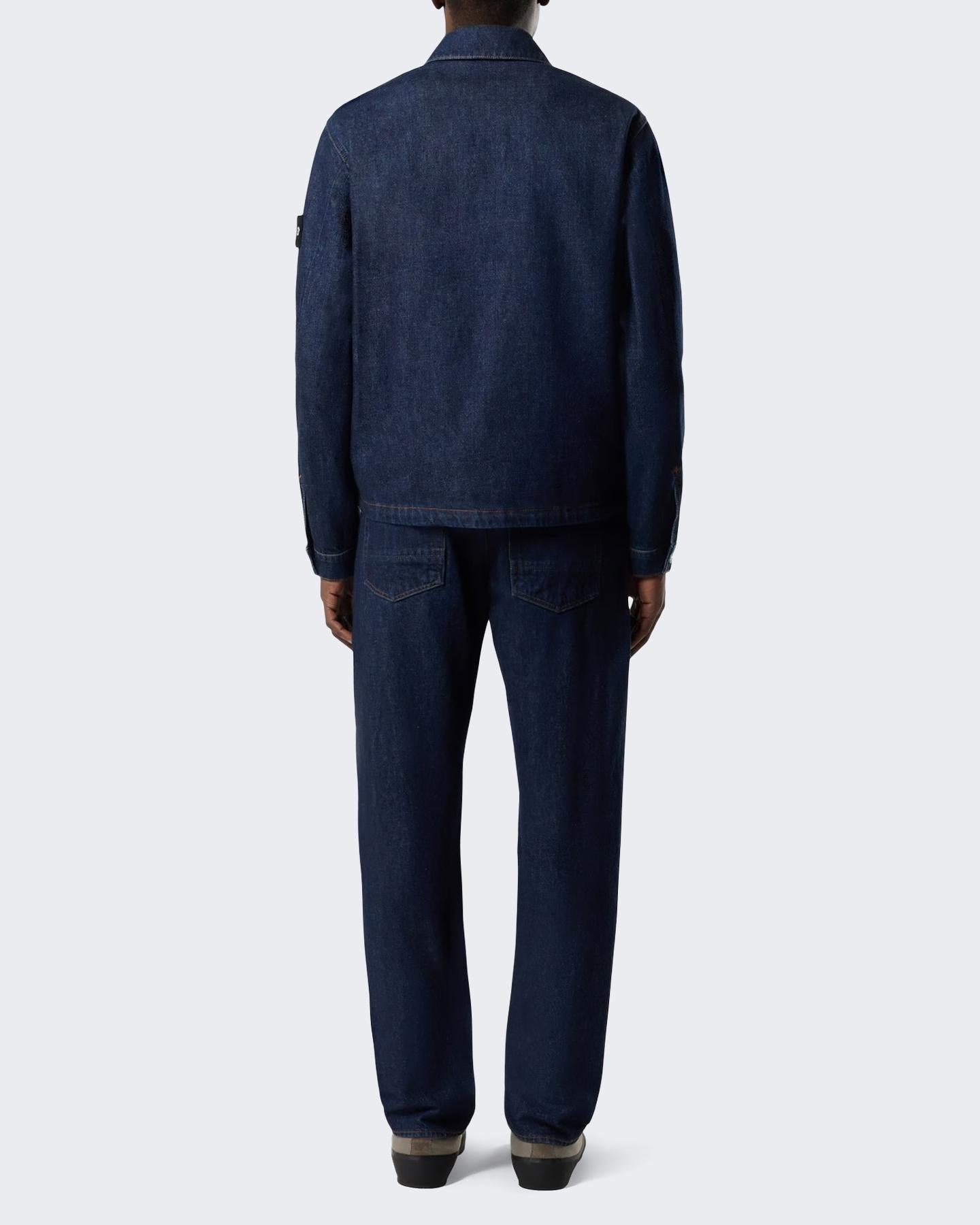 Heren Logopatch Coach Jacketr Blauw