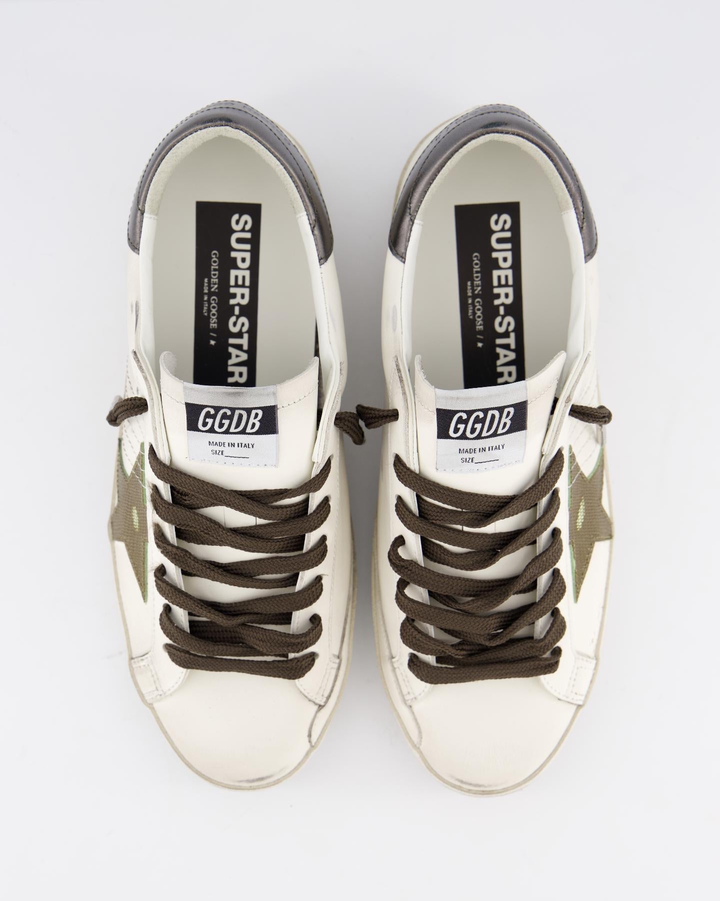 Heren Super-Star Sneaker Wit/Groen