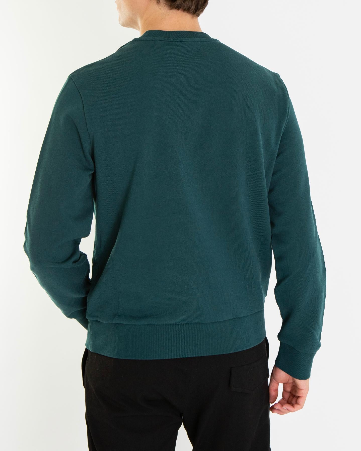 Heren Flocked and Printed Logo Groen