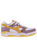 Diadora Damen B560 Used Weiß/Lila Sneaker — huidige kleur
