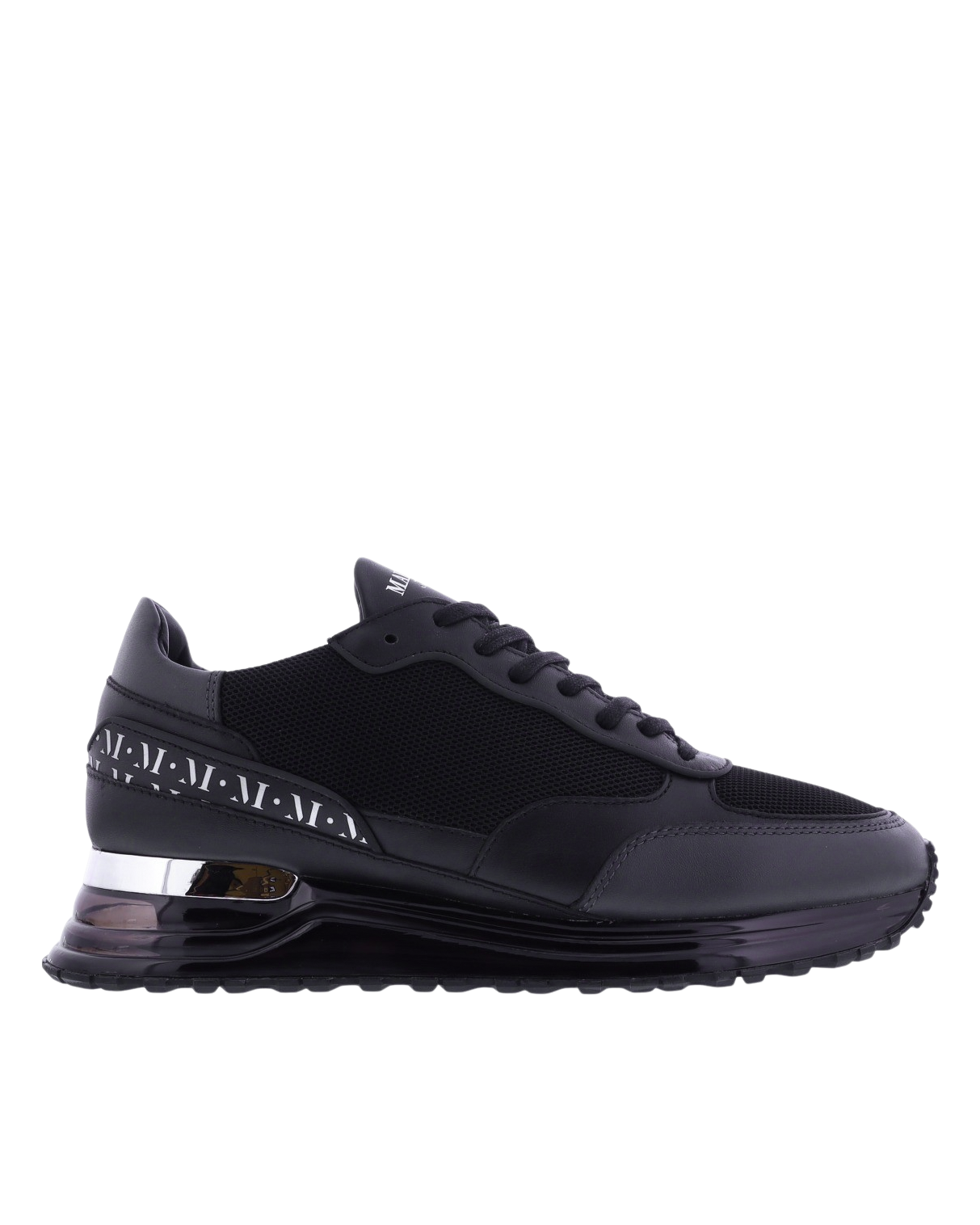 Heren Knox Gas Sneaker Zwart/Zilver