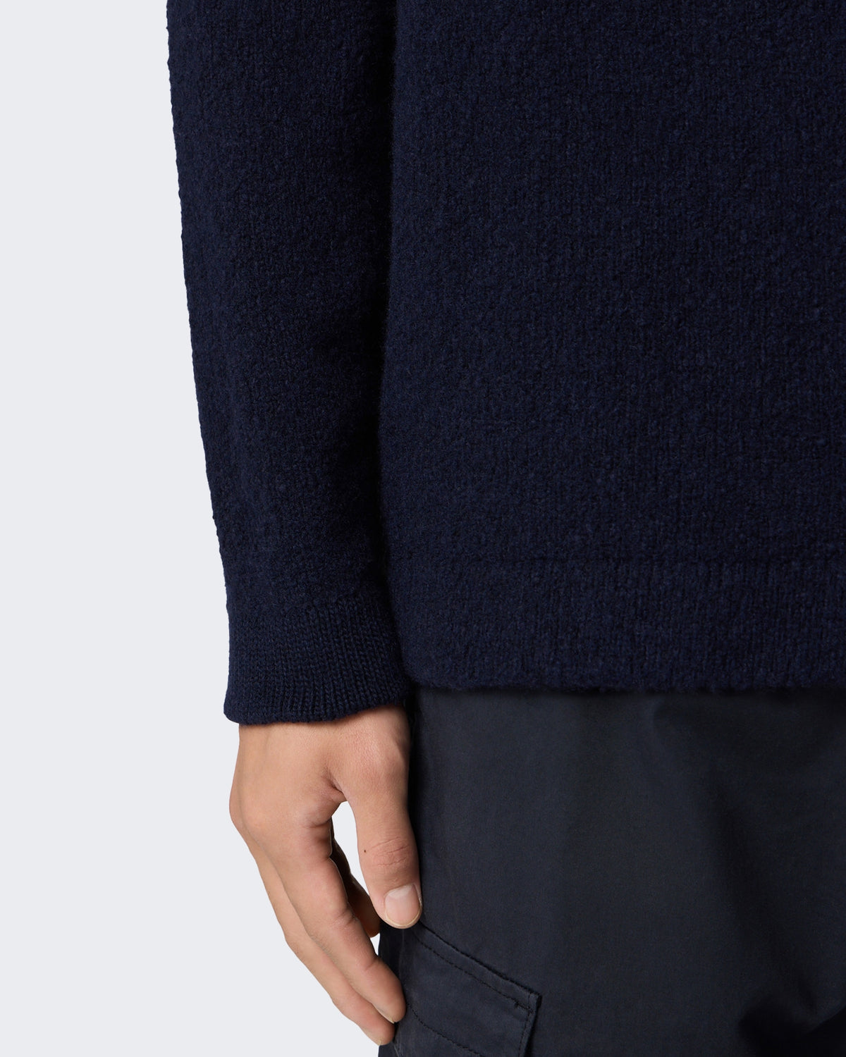 Stone Island Herren Logo patch Sweater Blau