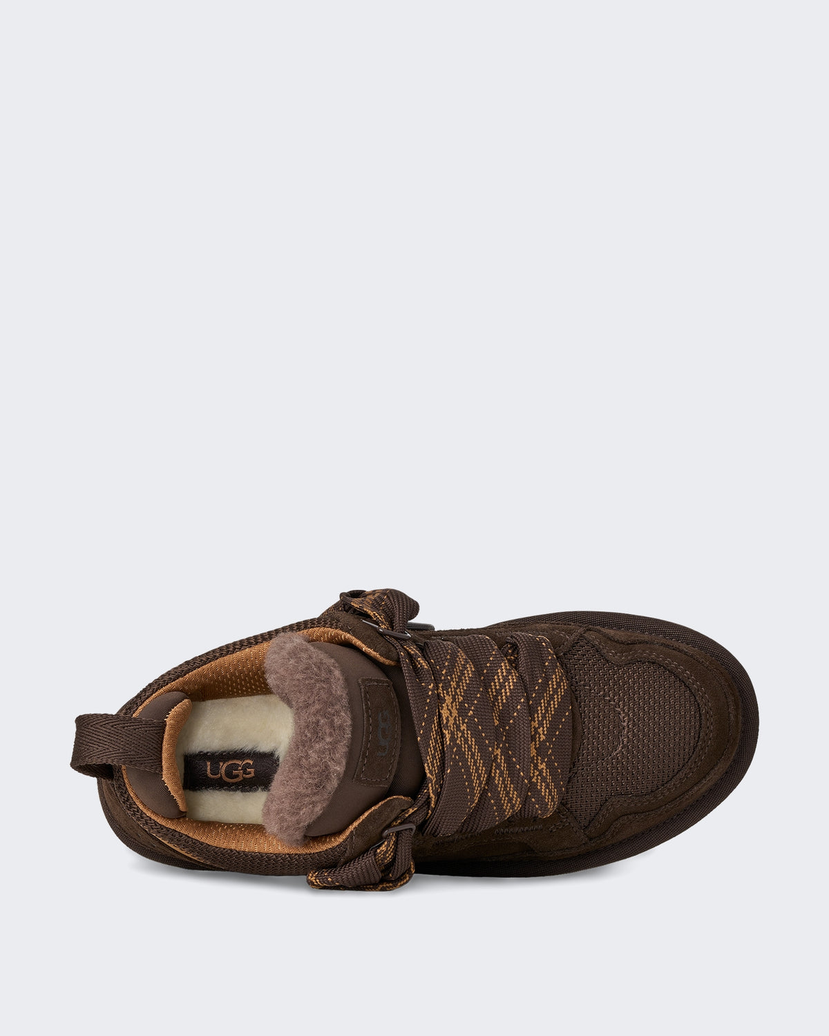 Damen Lage sneaker met zachte voering Cacaobruin