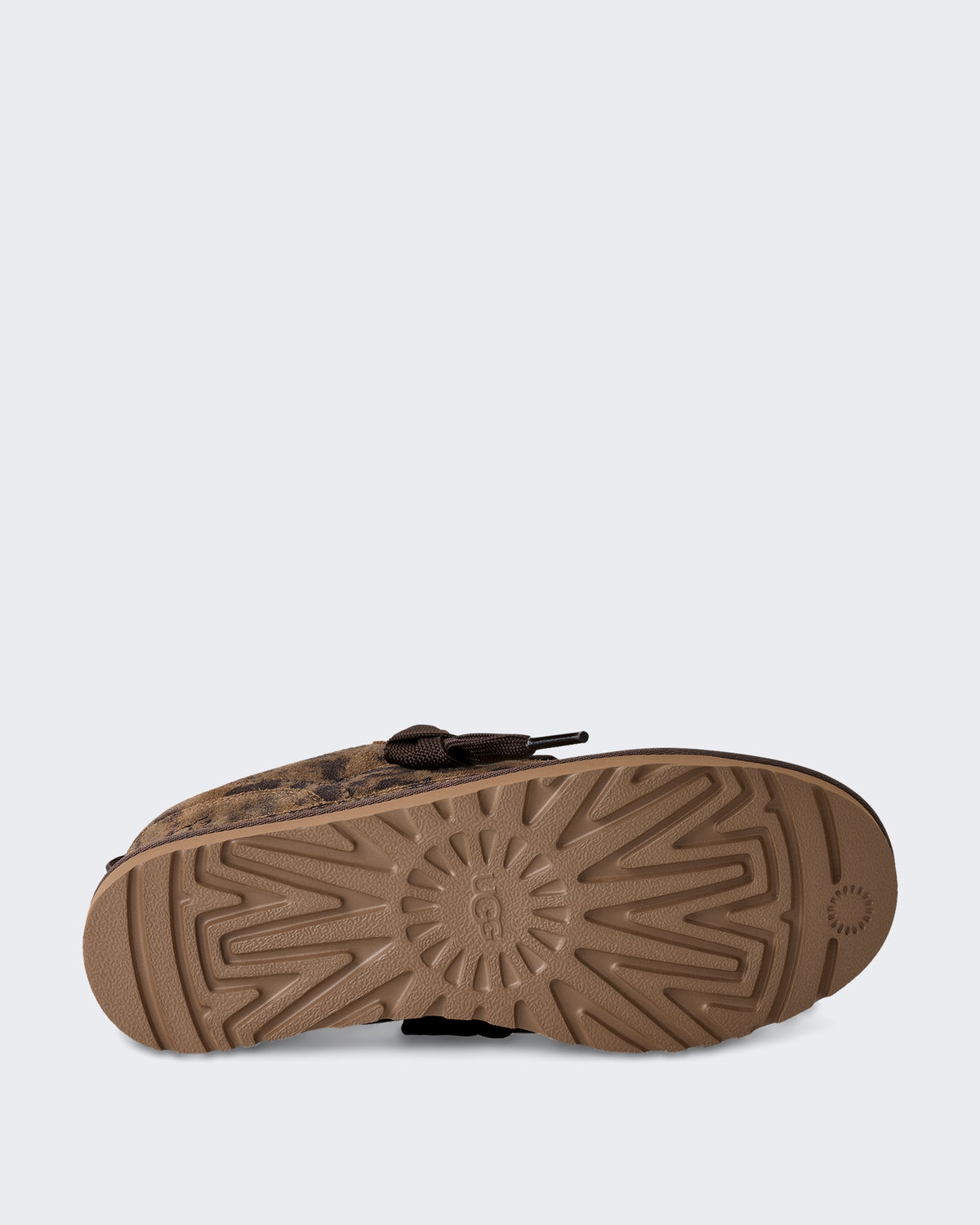 Damen sneaker met gespikkeld patroon en zachte voering Beige