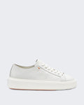 Damen Clean Sneaker Weiß — huidige kleur