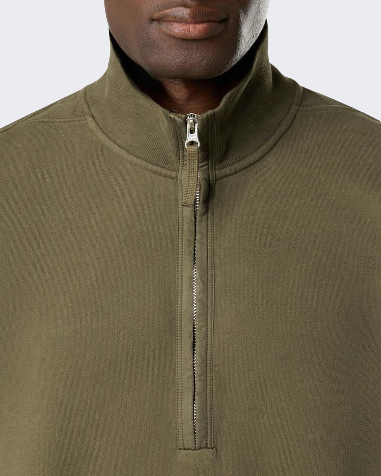 Heren Half Zip Sweater Groen