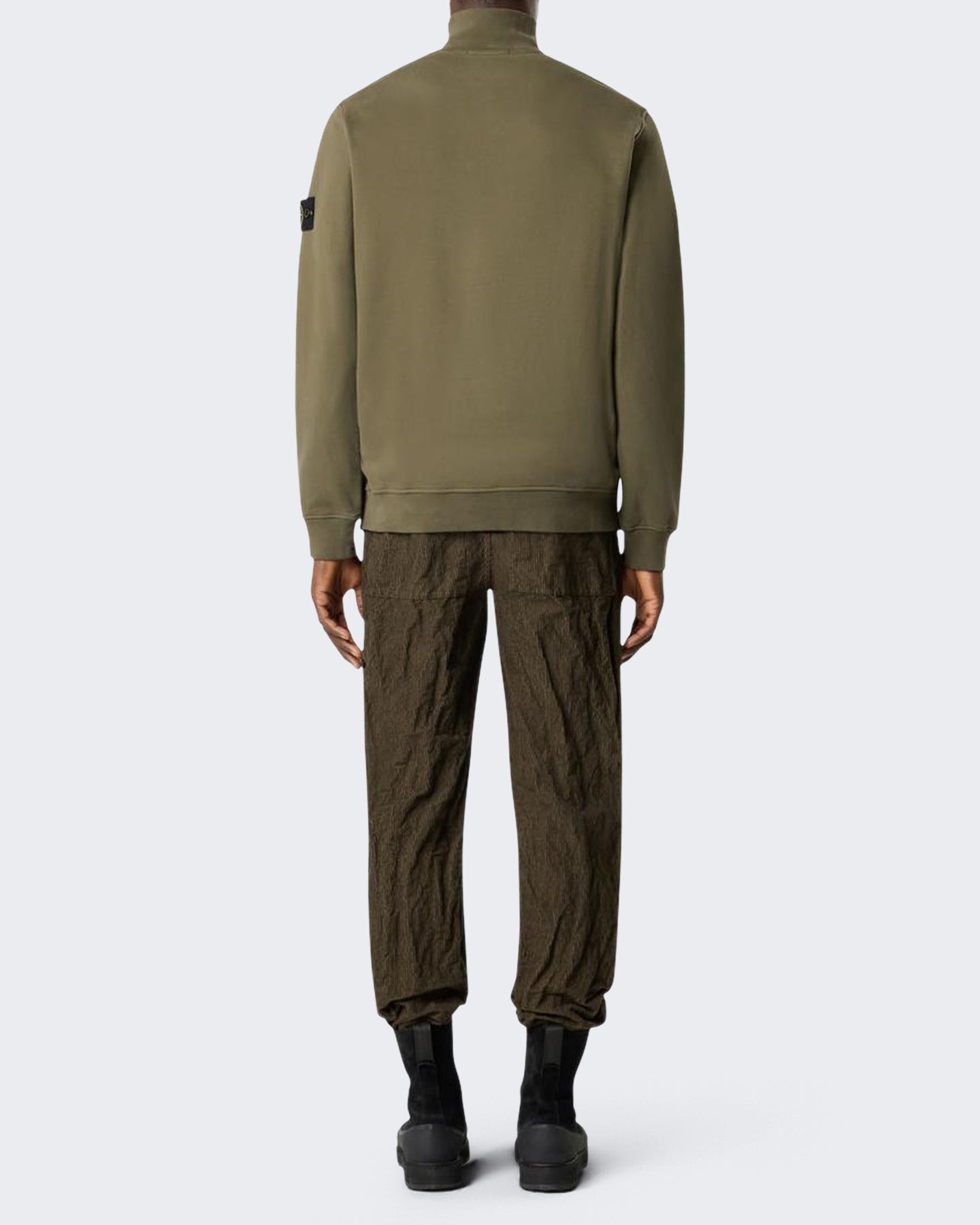 Heren Half Zip Sweater Groen