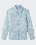 Heren Denim Shirt Blauw