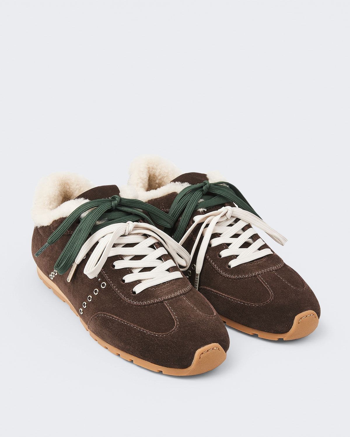 Dames Billy Lou Fur II damessneakers Bruin