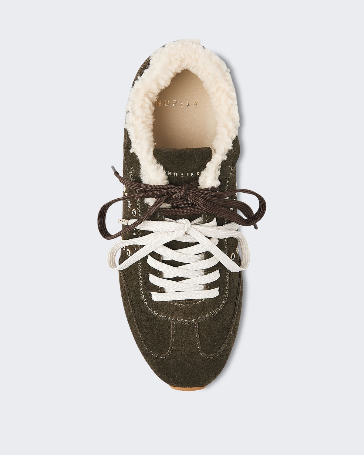 Dames Billy Lou Fur II damessneakers Groen