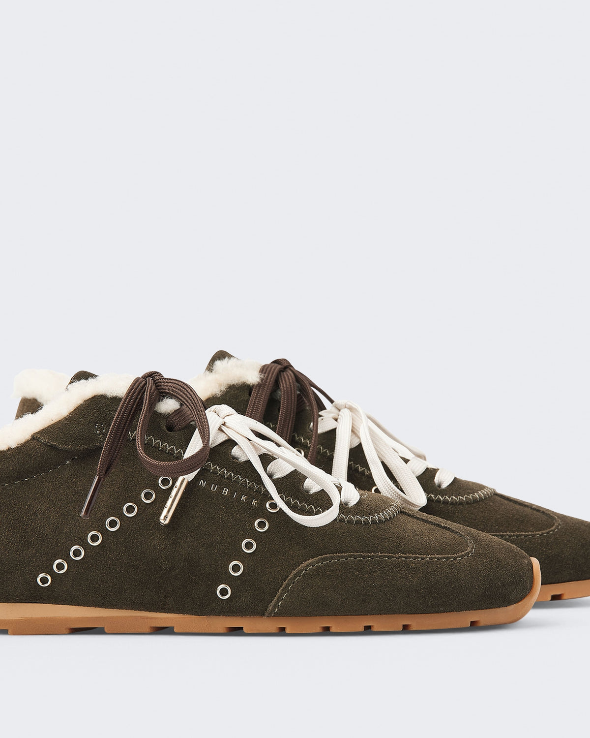 Dames Billy Lou Fur II damessneakers Groen