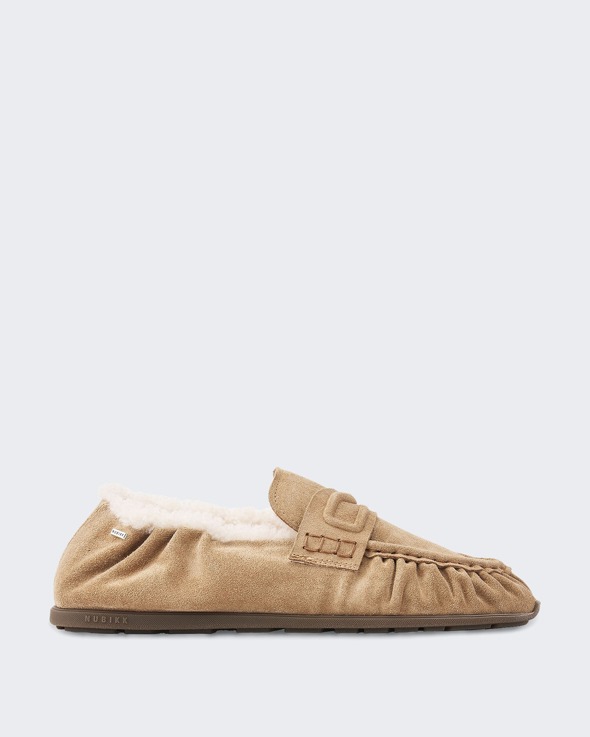 Dames Riley Mio Fur sneakers met bont Beige