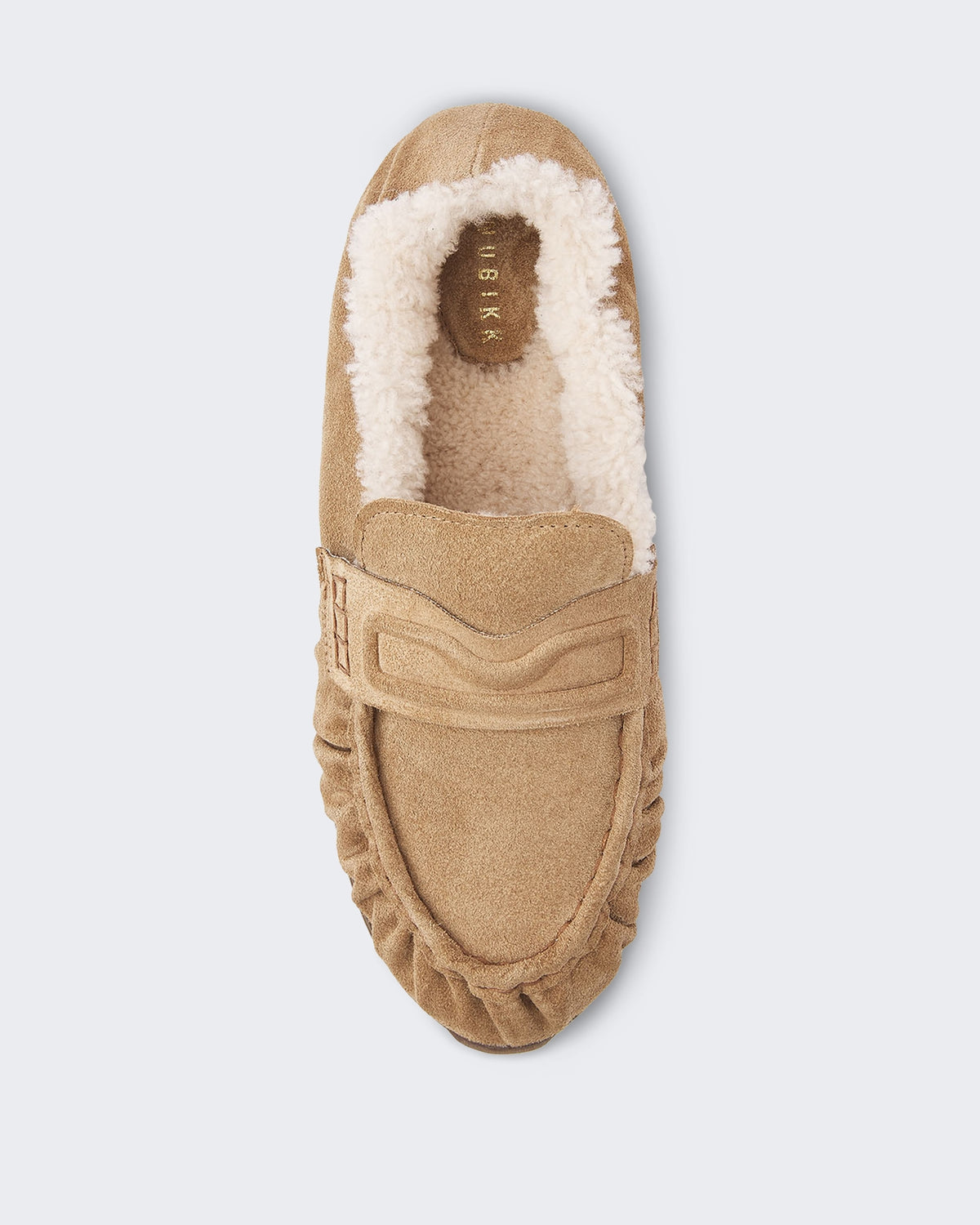 Dames Riley Mio Fur sneakers met bont Beige
