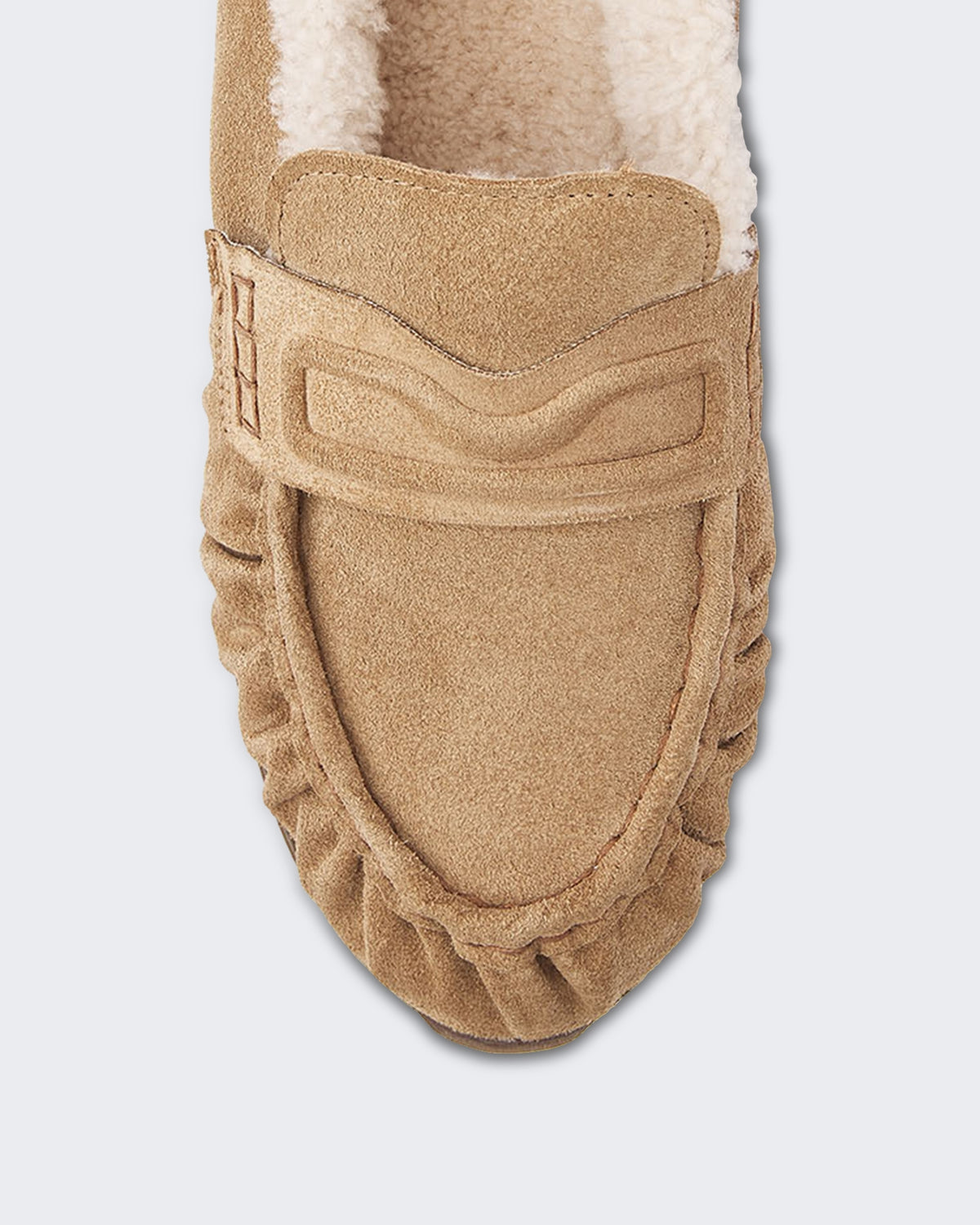 Dames Riley Mio Fur sneakers met bont Beige