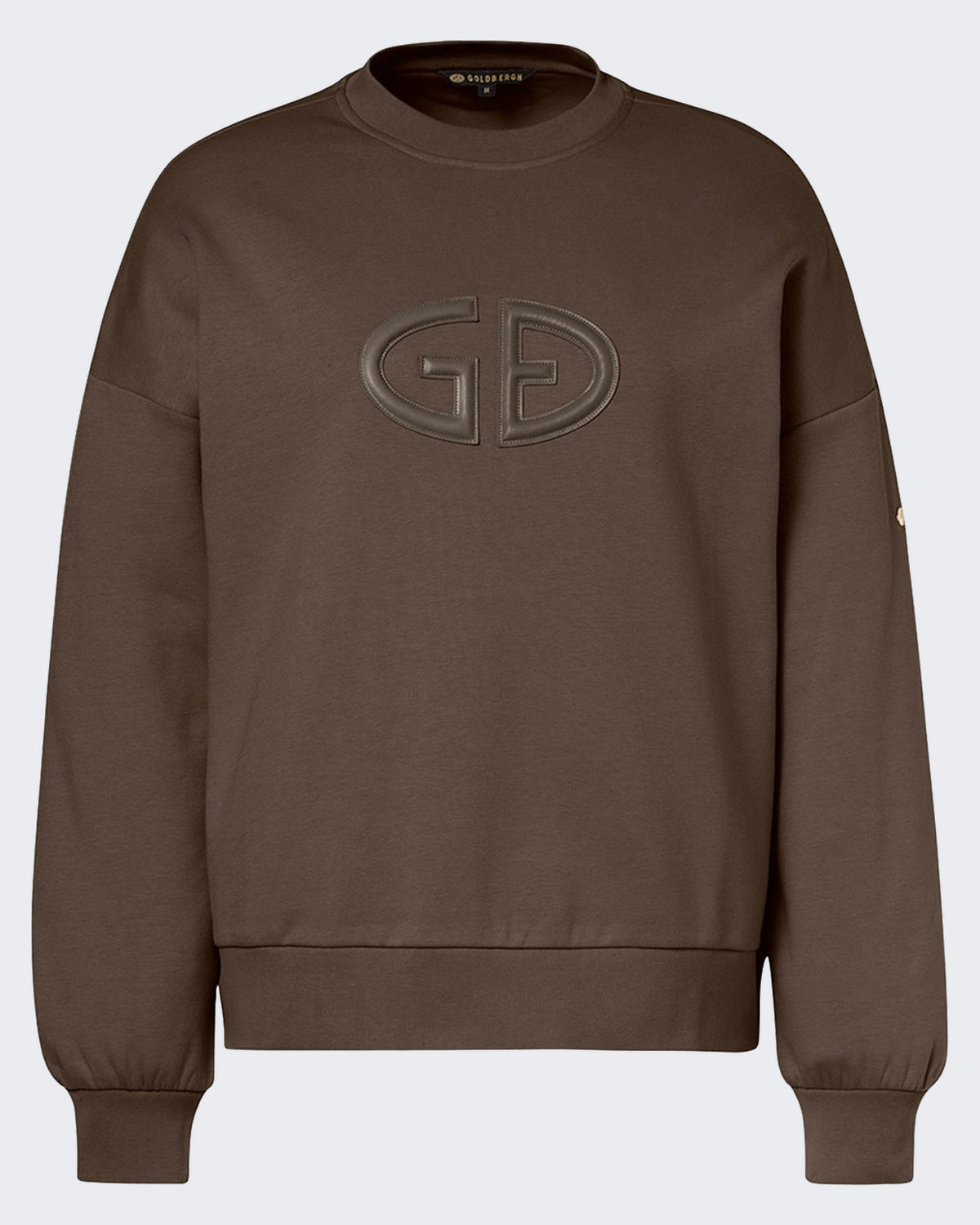 Damen Sweater met ronde hals army Grün