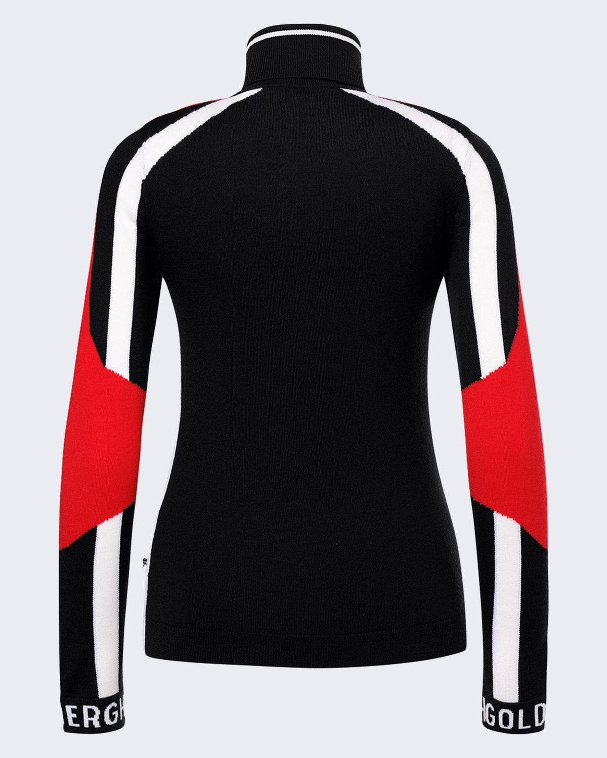 Damen Sport sweater met ronde hals Schwarz