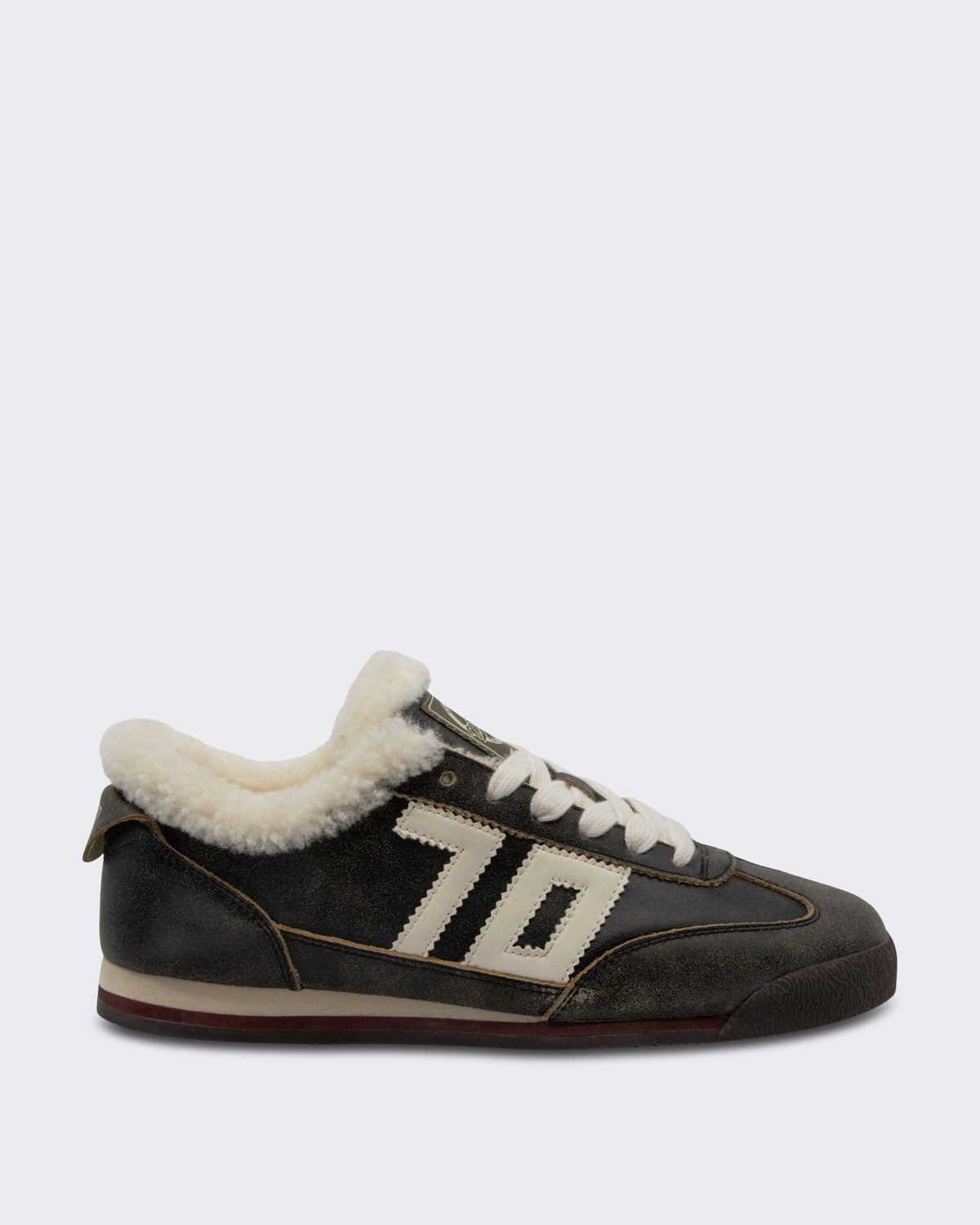 Dames Leon sneaker gun metallic Grijs
