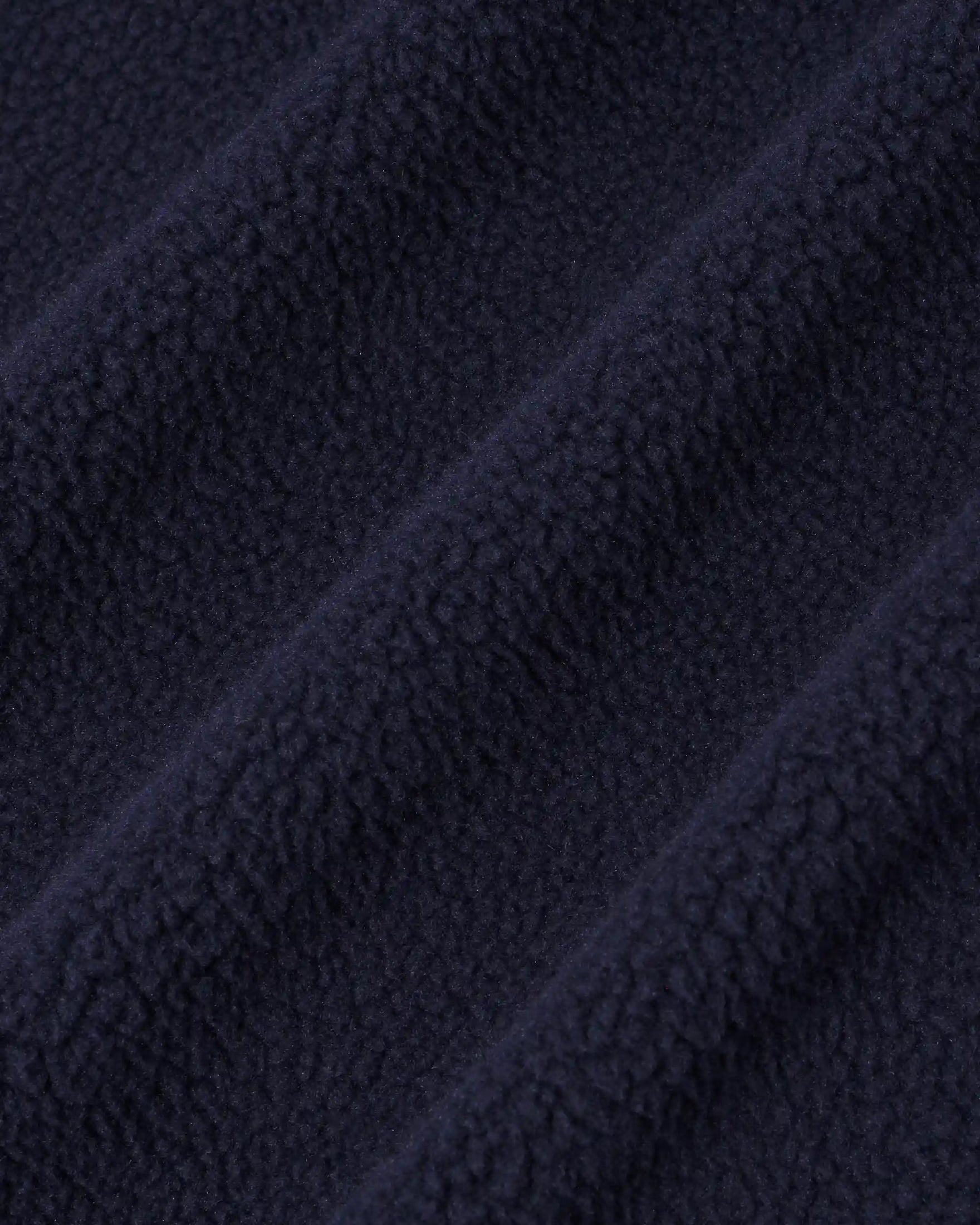 Heren Mouwloze sherpa jack met slogan Blauw