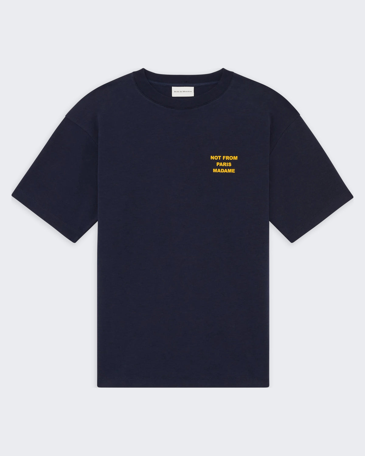 Herren T-Shirt met opvallende slogan Blau