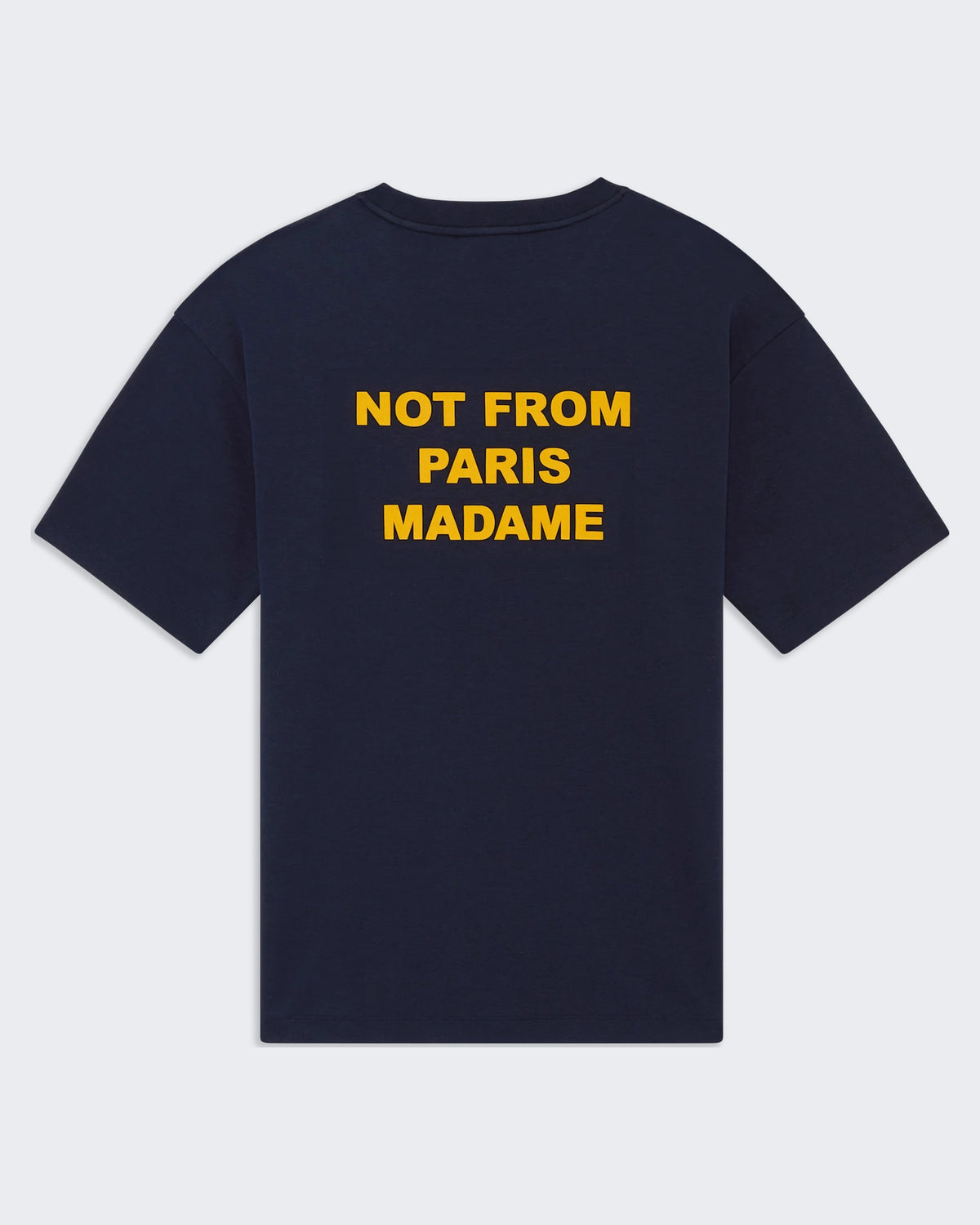 Herren T-Shirt met opvallende slogan Blau