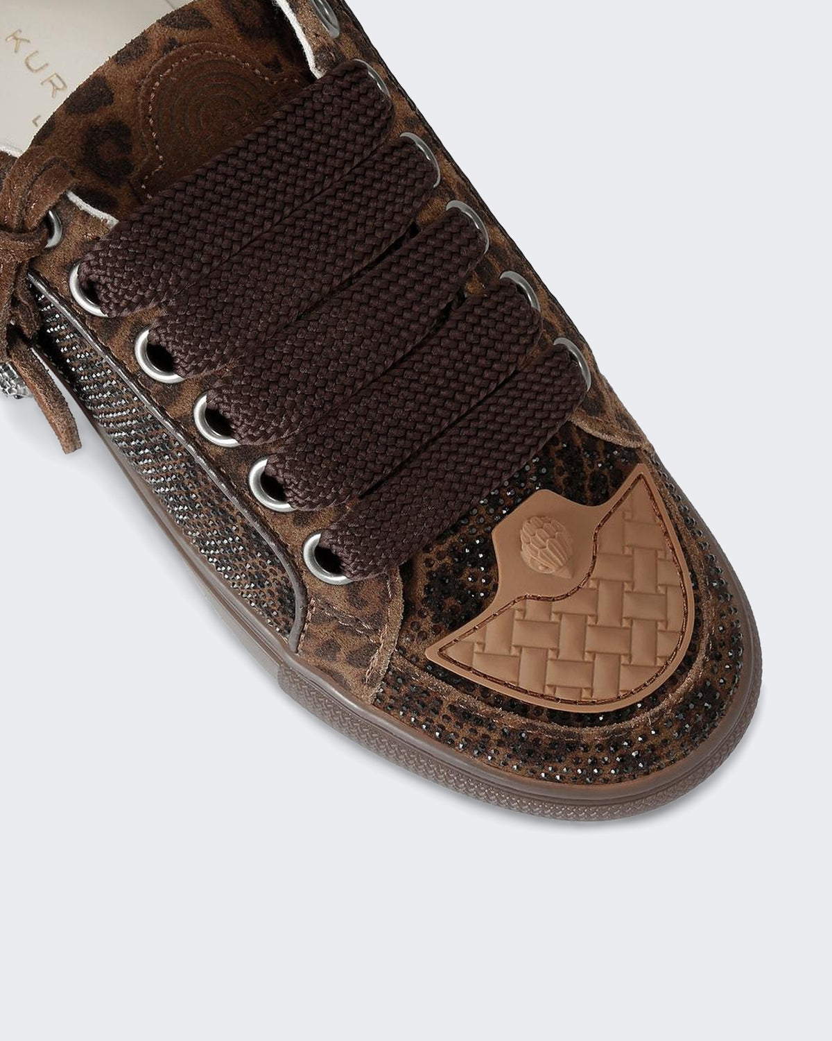 Damen 225-Southbank Tag Slim-Dk.Brn Com-Suede/Other Print 35 Braun