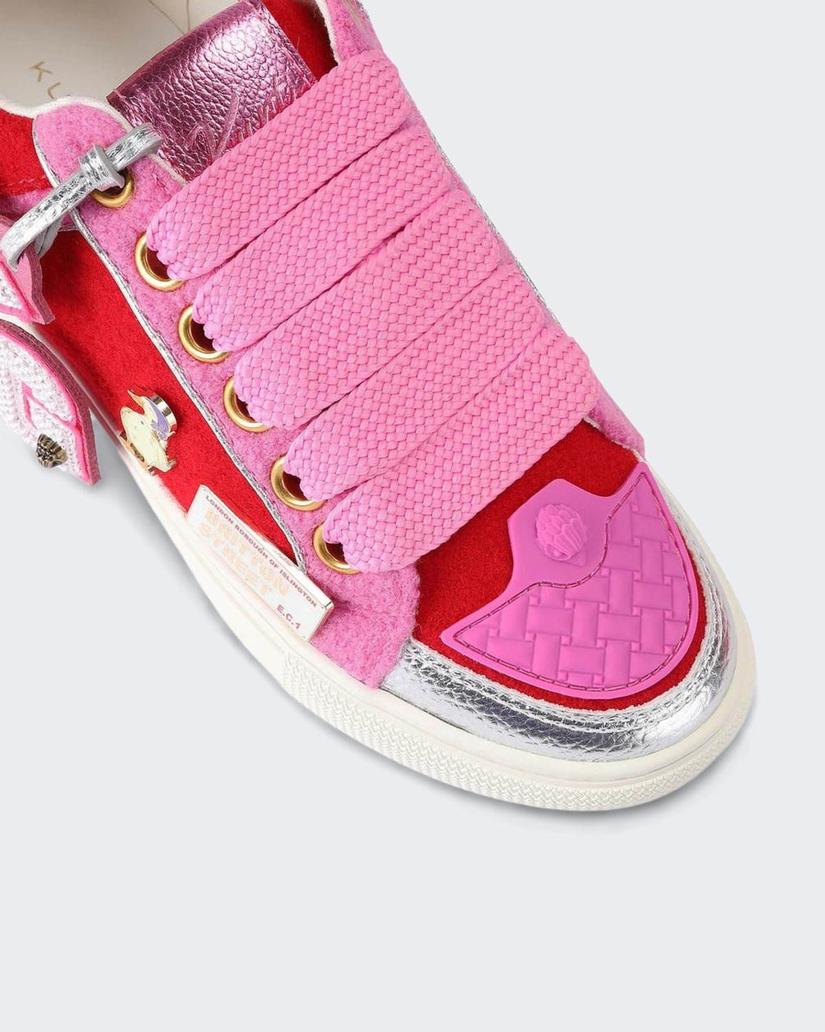 Damen 225-Southbank Tag Slim-Red-Fabric Rot