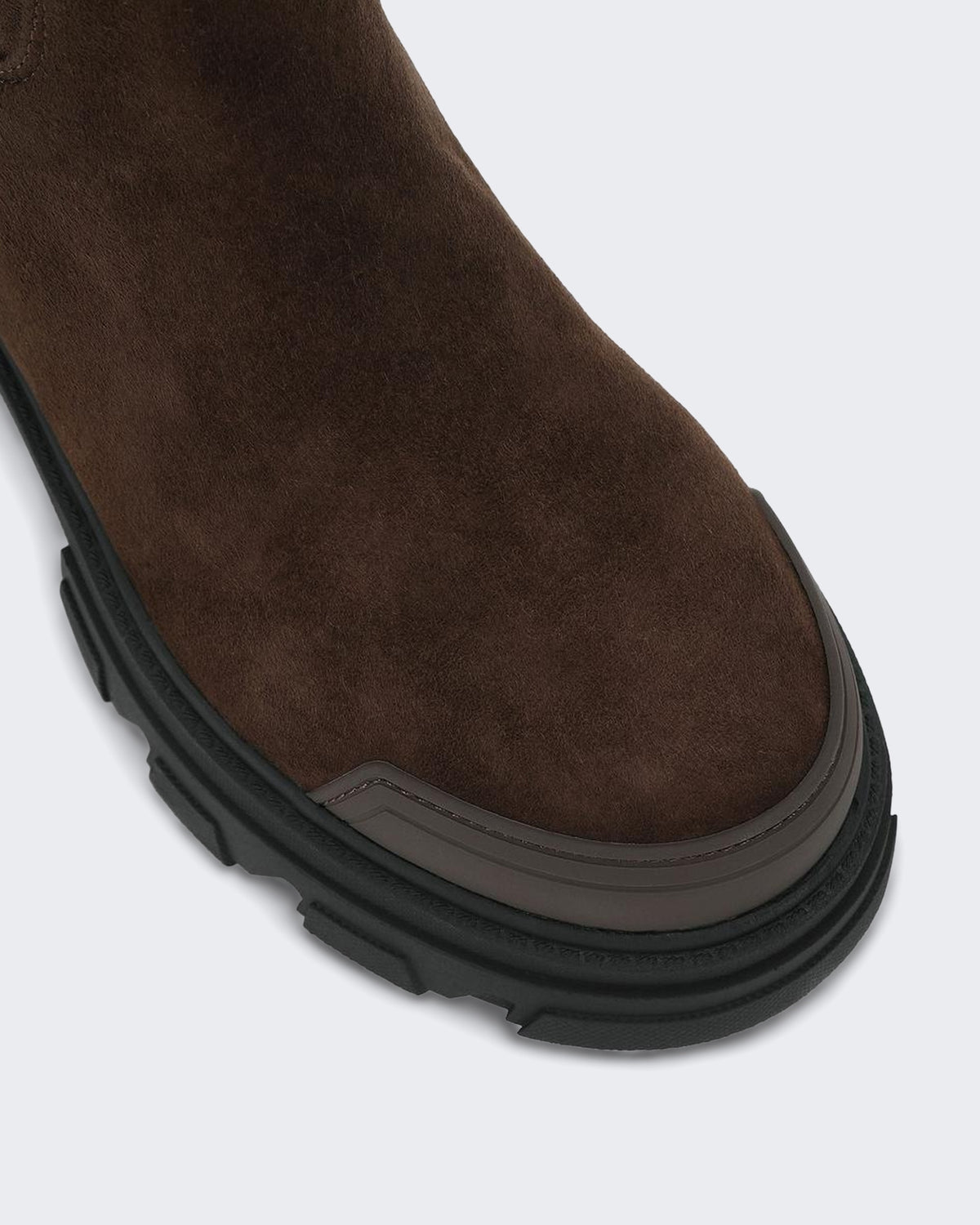 Damen 225-Stomp Sock Ankle-Dk.Brn Com-Suede/Other 35 Braun