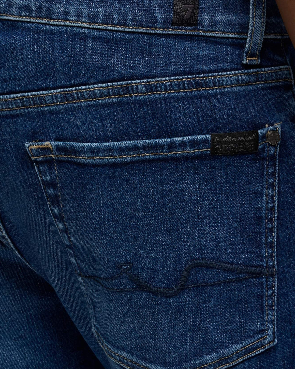 7 For All Mankind Heren Slimmy Signal jeans Blauw - foto 3