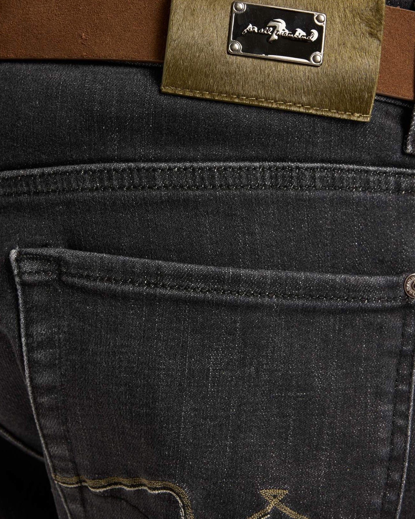 Heren Slimmy Soot jeans Zwart