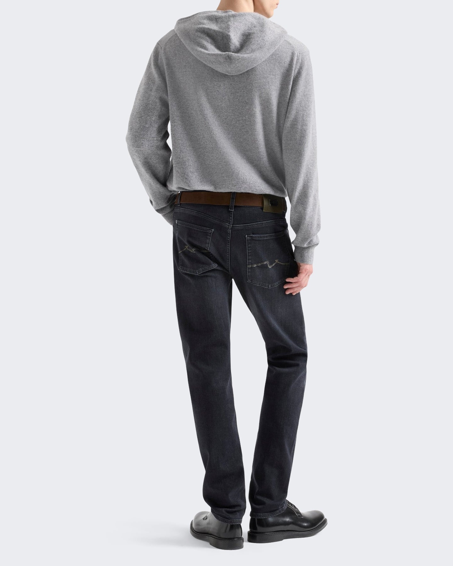 Heren Slimmy Soot jeans Zwart