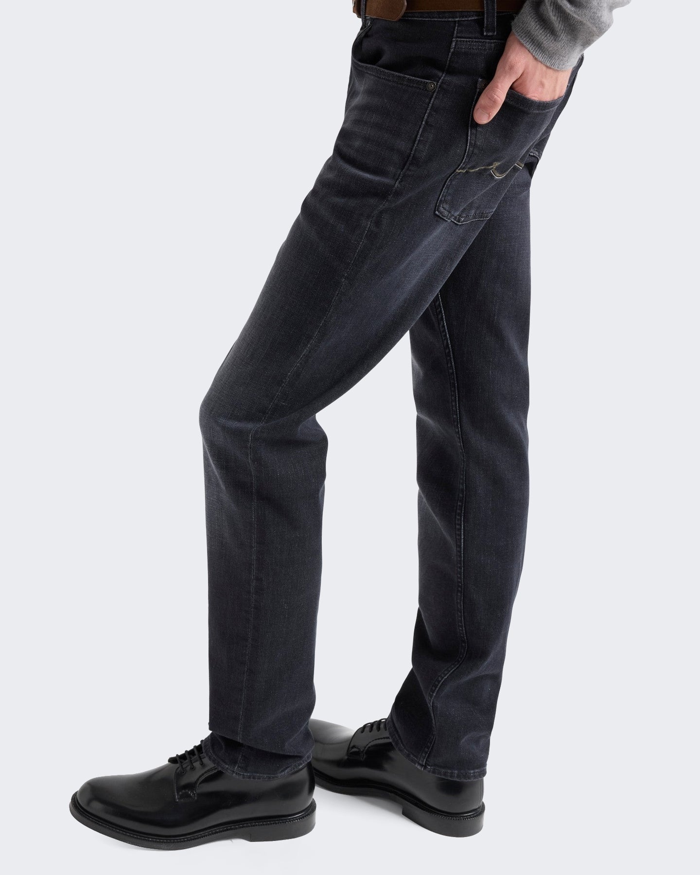 Heren Slimmy Soot jeans Zwart