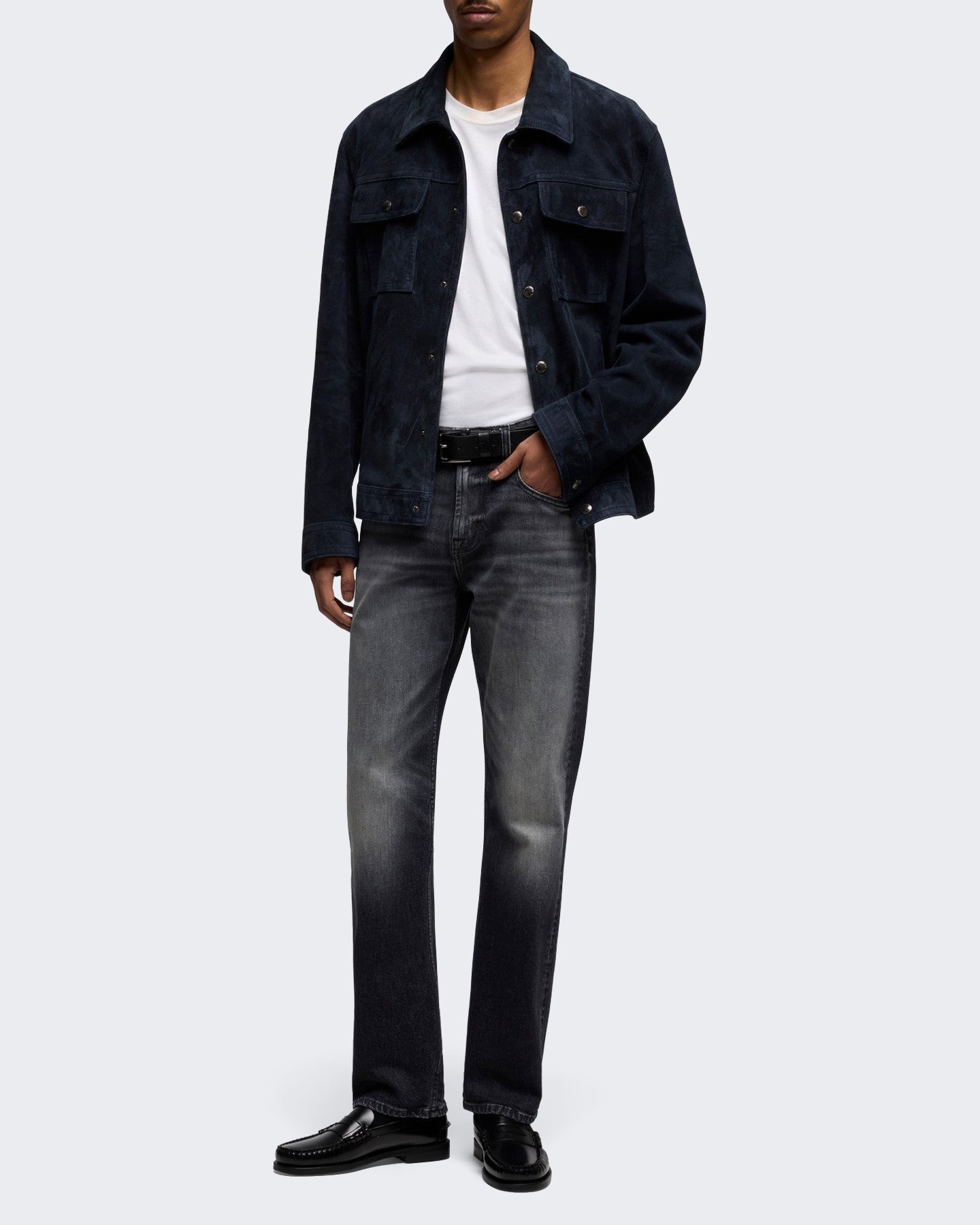 Heren The Straight 32" Archive jeans Zwart