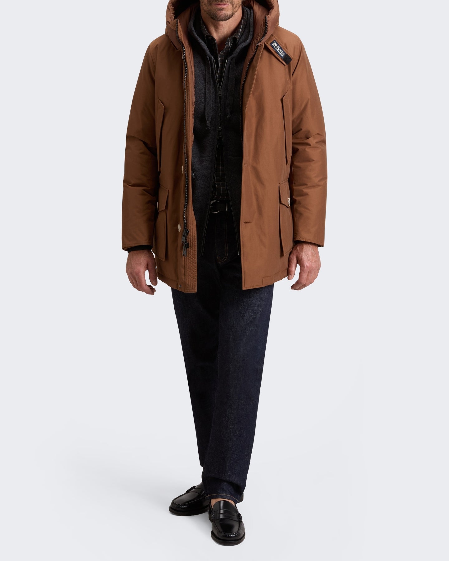 Heren Arctic winterparka Bruin