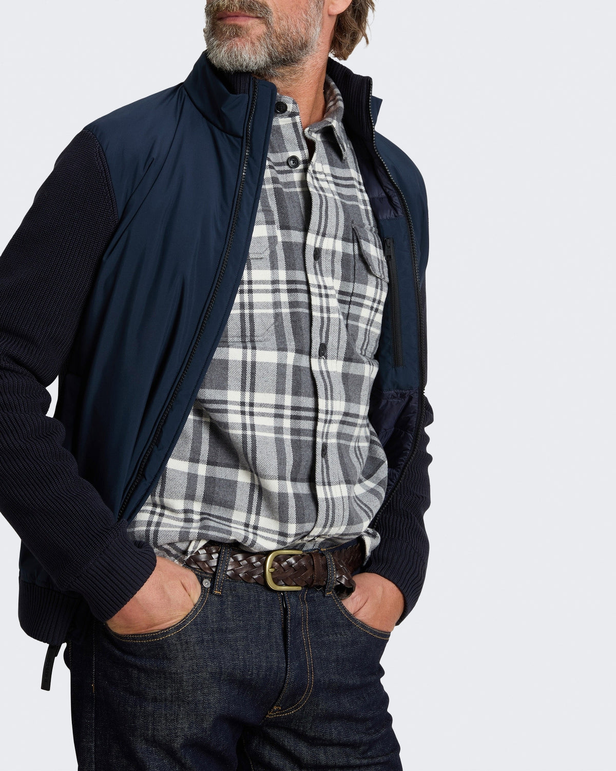 Herren Cloud Hybrid gewatteerde Blau
