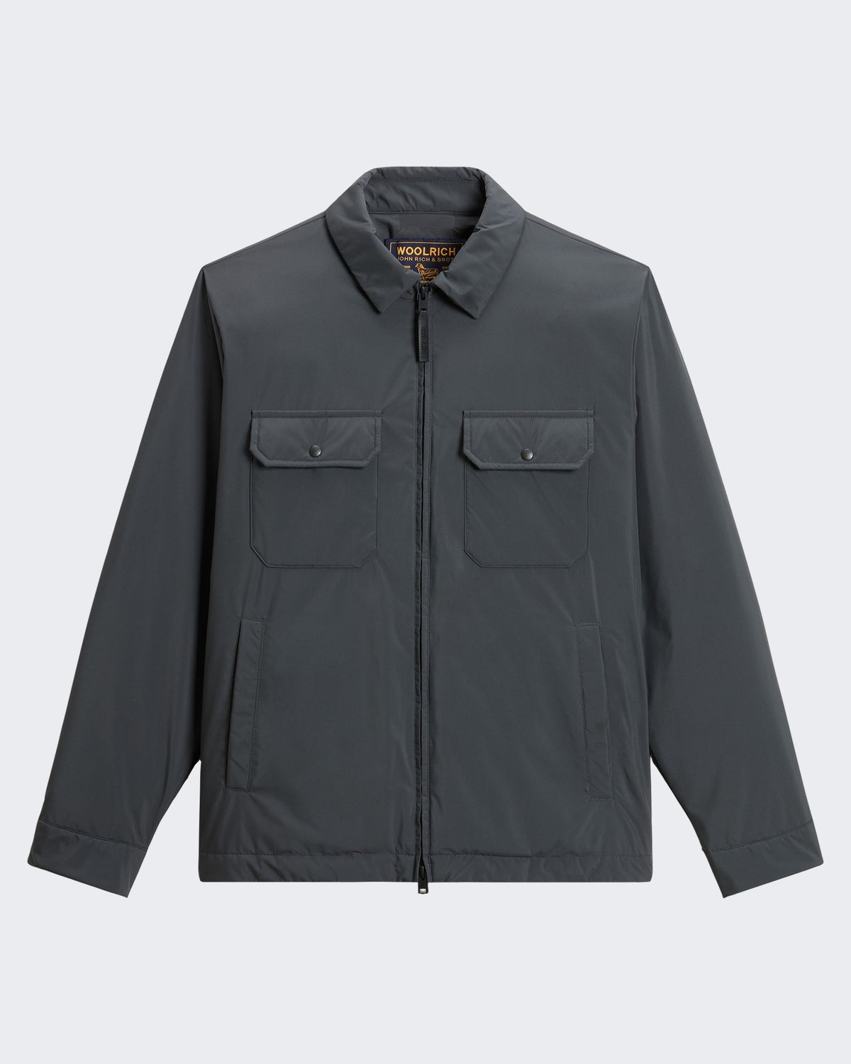 Herren Cloud overshirt met opzakken Grau