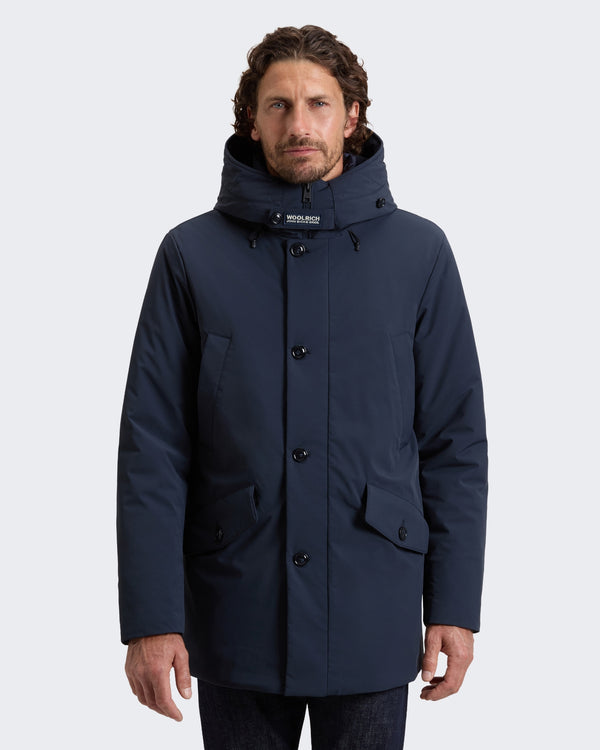 Herren Stretch parka Blau