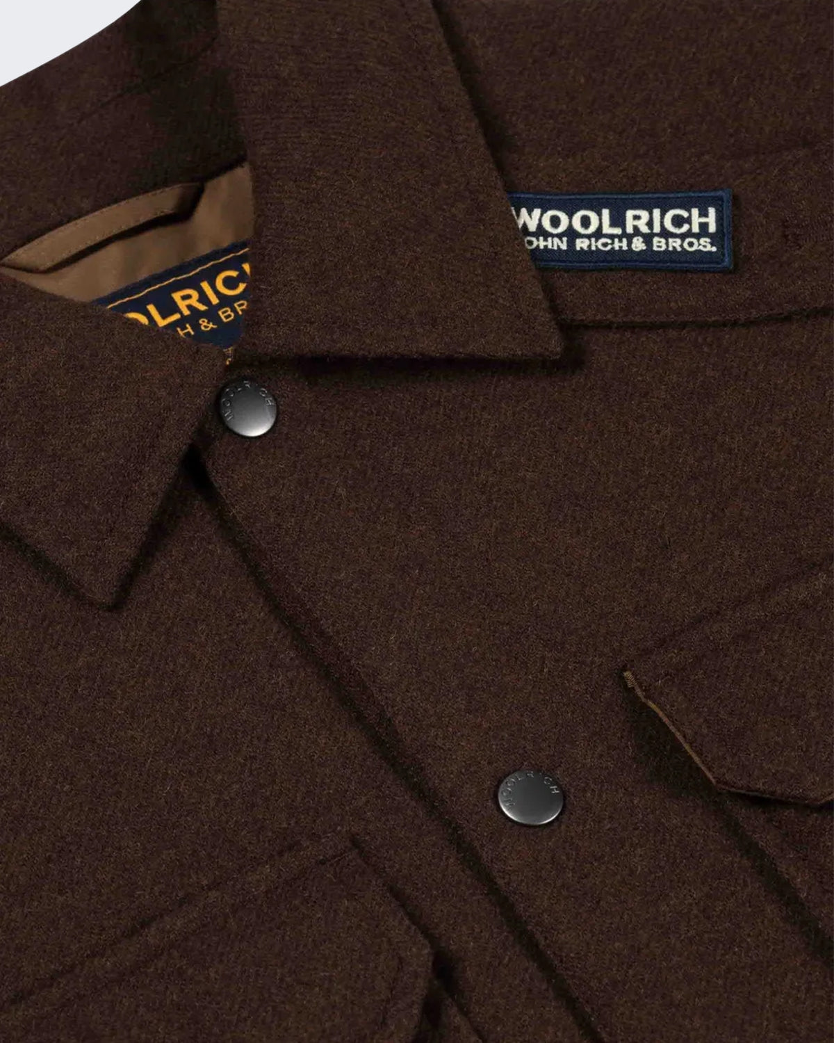 Heren Wool Alaskan shirt jacket Bruin