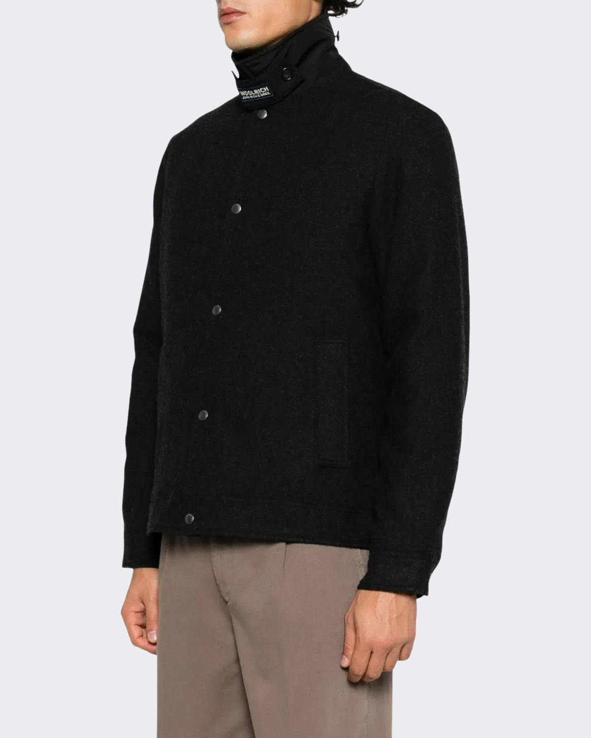 Woolrich Heren Wool Keating shirt jacket Zwart - foto 2