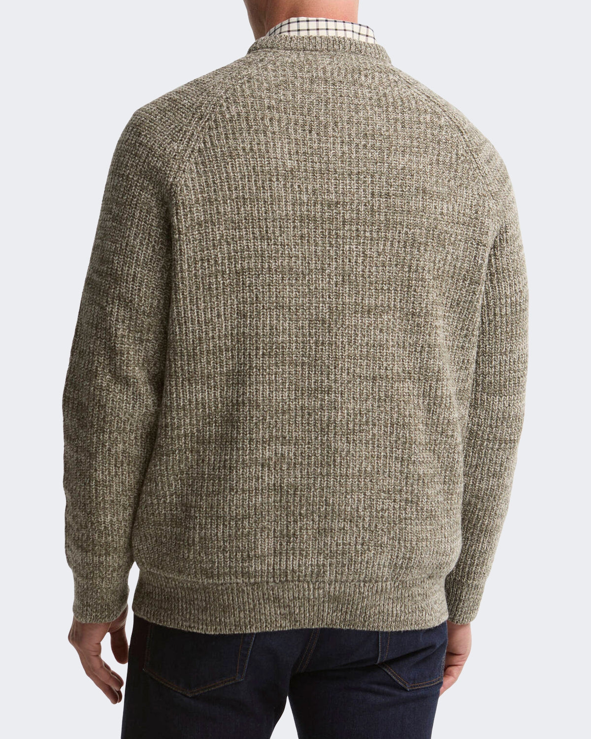 Herren Horseford Pullover met ronde hals Grün