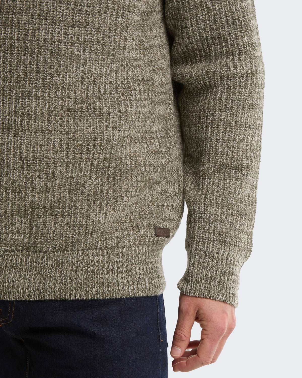 Herren Horseford Pullover met ronde hals Grün