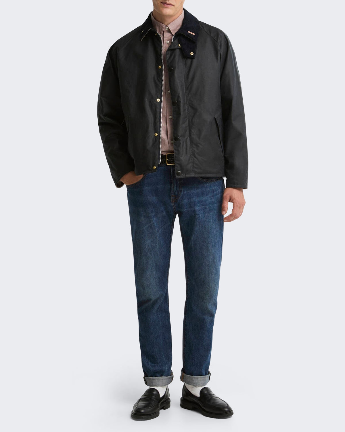 Herren Transport gewaxte Blau
