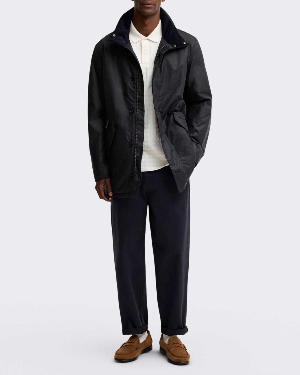 Herren Modern Powell gewaxte Blau