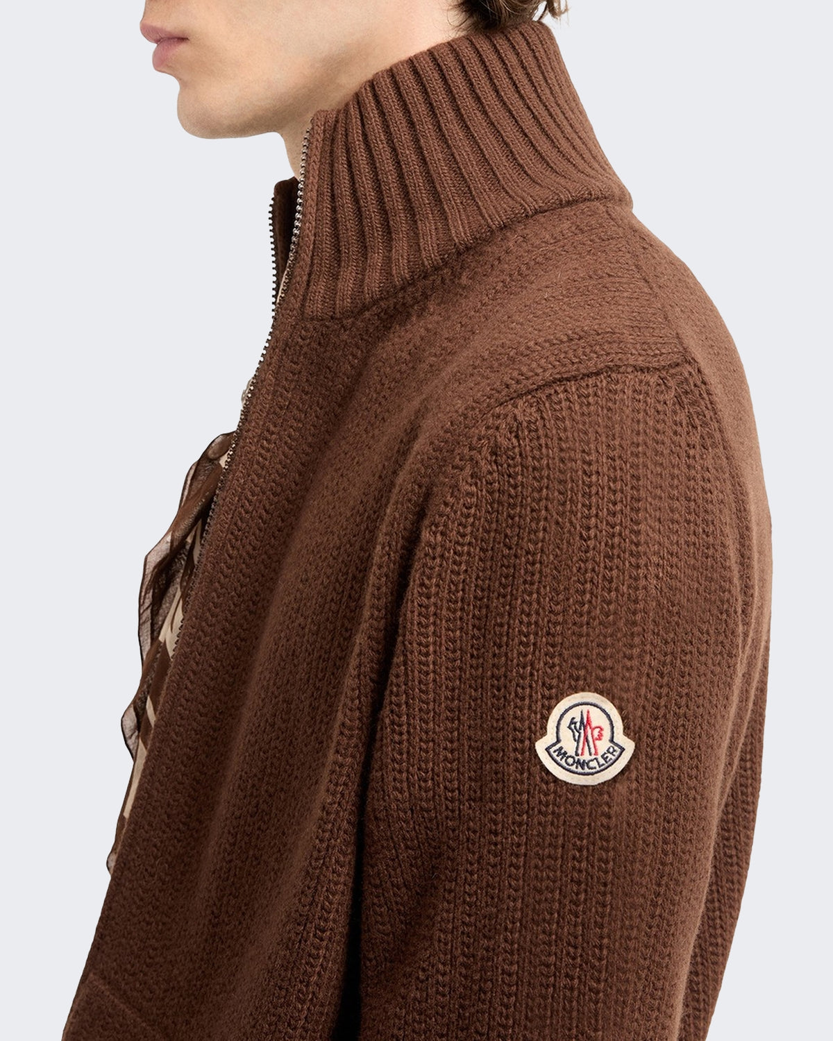 Herren Cardigan van Beige
