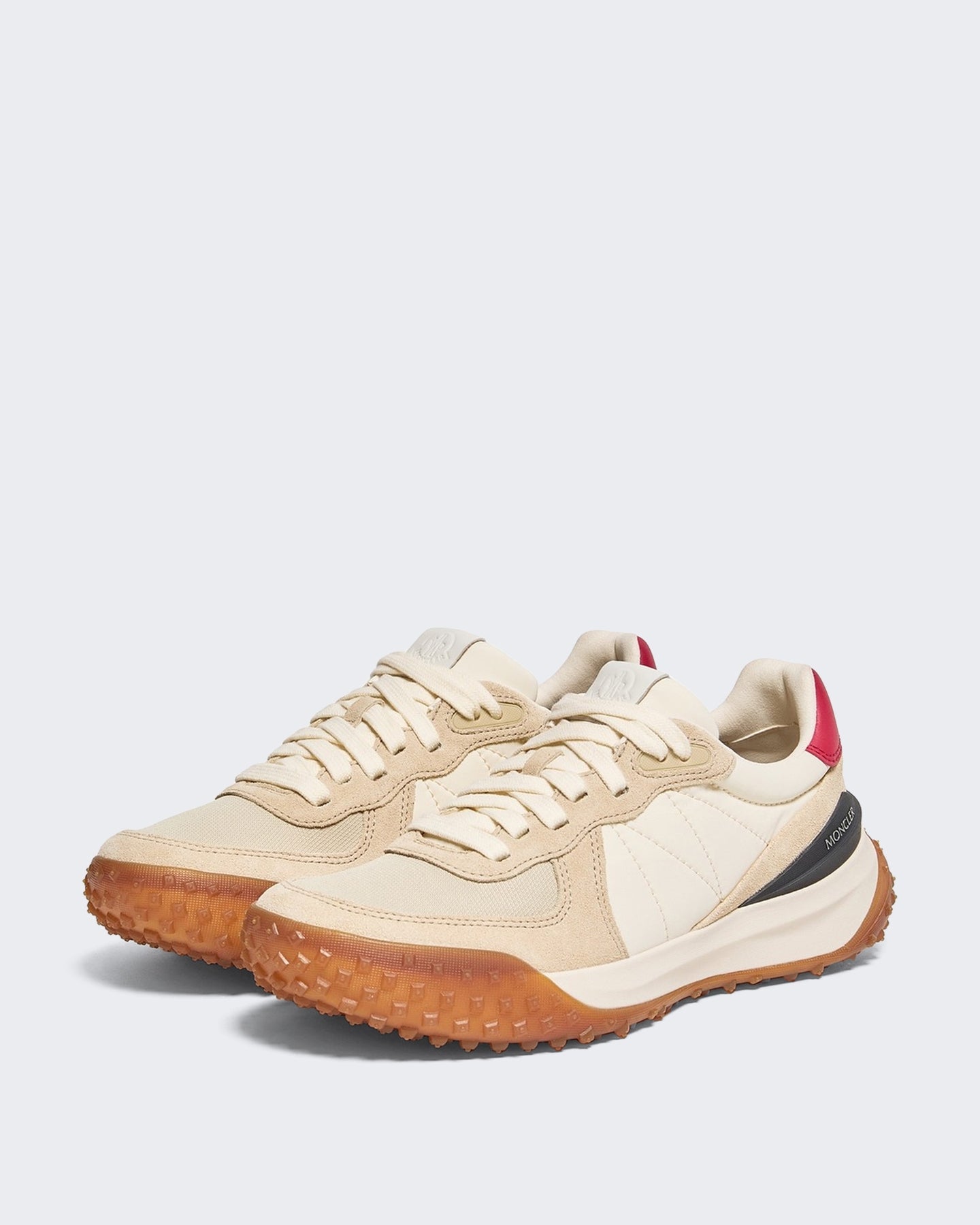 Heren City Trek lagetop sneakers Creme