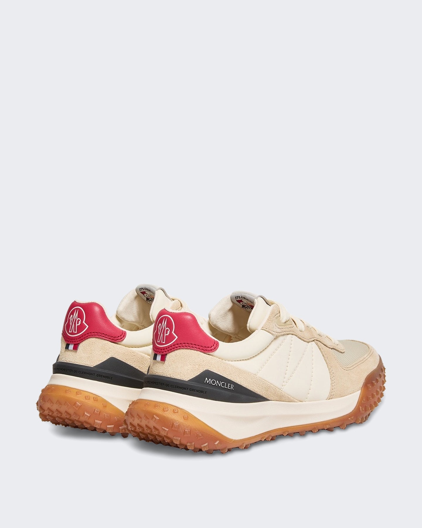 Heren City Trek lagetop sneakers Creme
