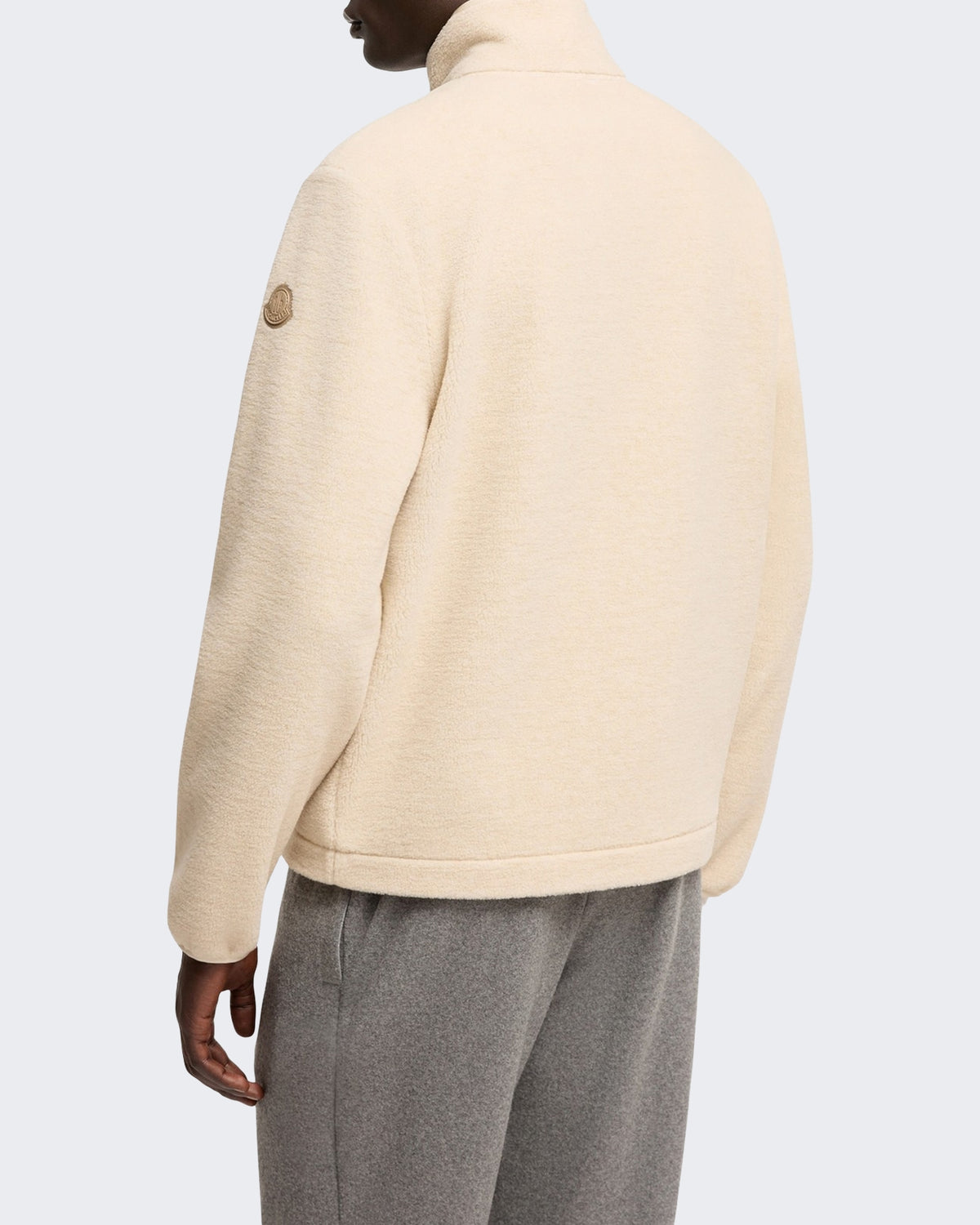 Heren Zip-up cardigan Beige