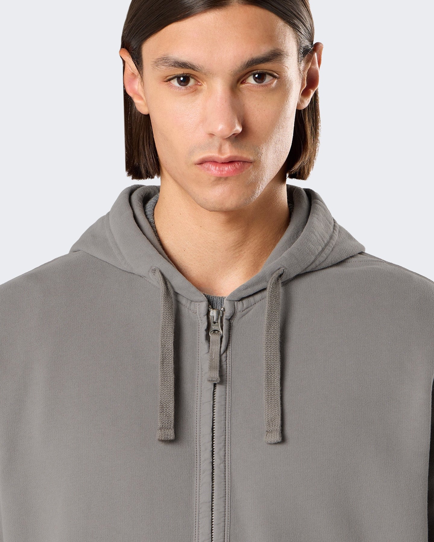 Heren Hoodie met capuchon Grijs