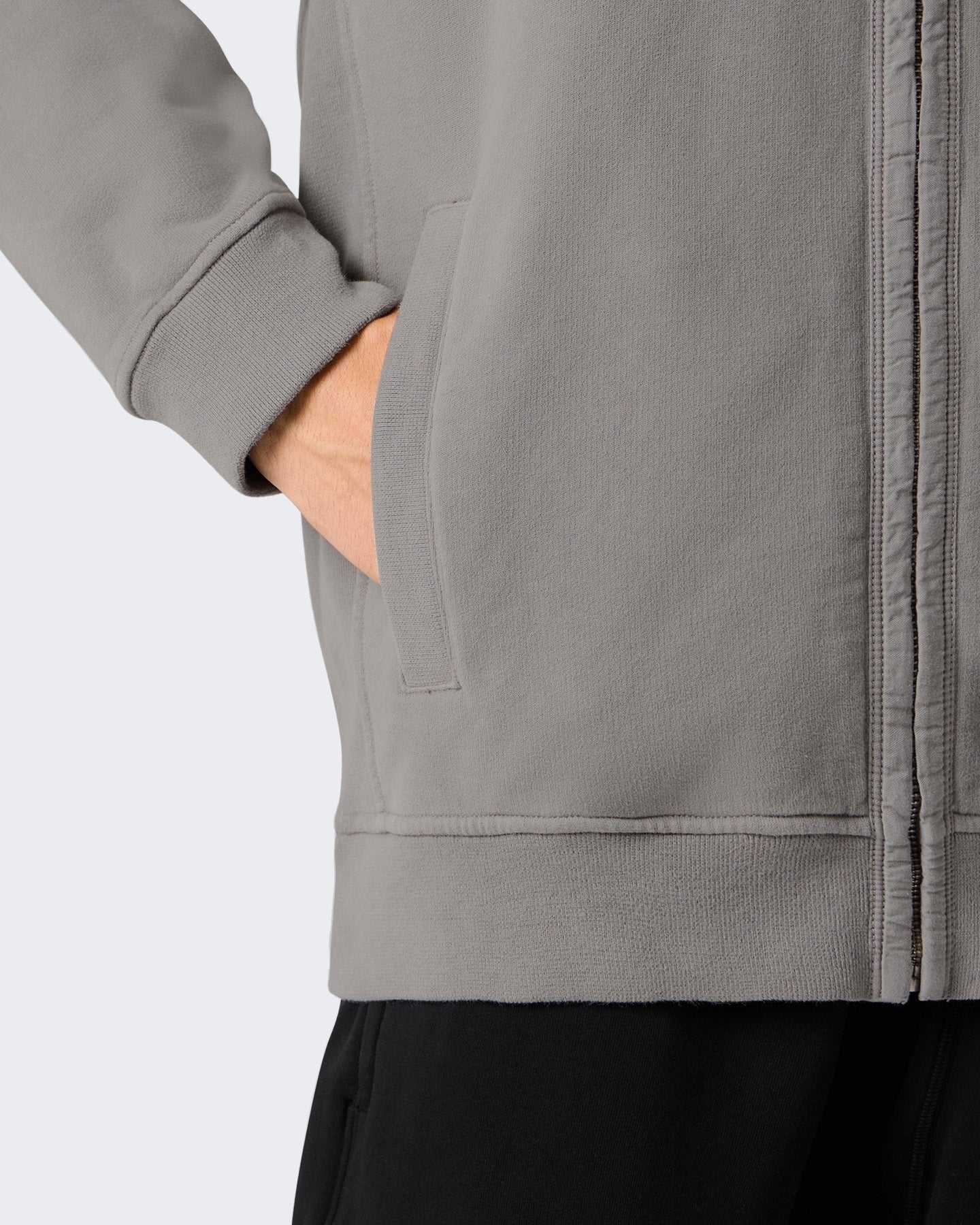 Heren Hoodie met capuchon Grijs